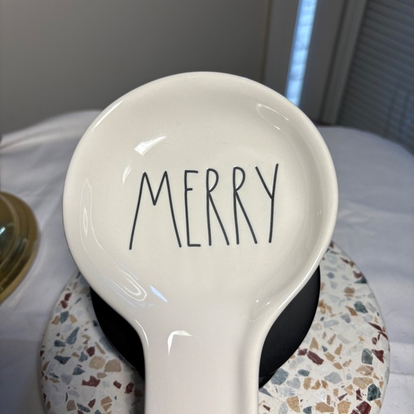 Rae Dunn Merry. Spoon Rest - Picture 2 of 4